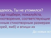 Д/О Поэтическое искусство. Двухсложные размеры стиха